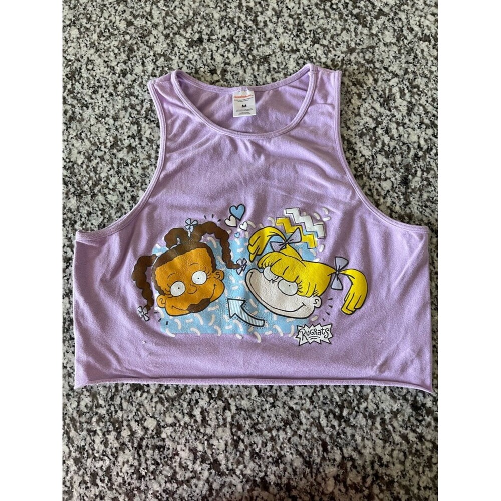 Nickelodeon Lavender Tank Top with Rugrats Faces